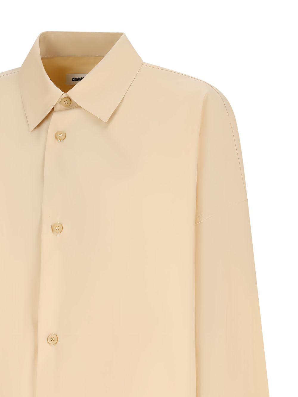 DARKPARK Camicia Carla oversize in cotone beige 