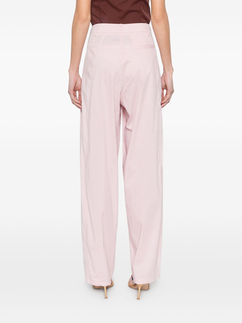 DARKPARK Pantaloni Phebe in cotone rosa 
