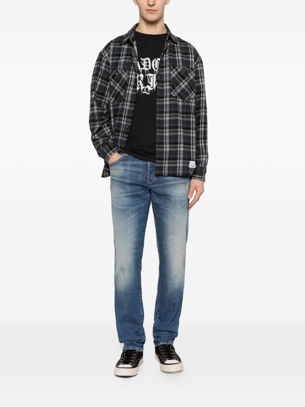 DIESEL Jeans D-Vyl 1993 blu con tasche 