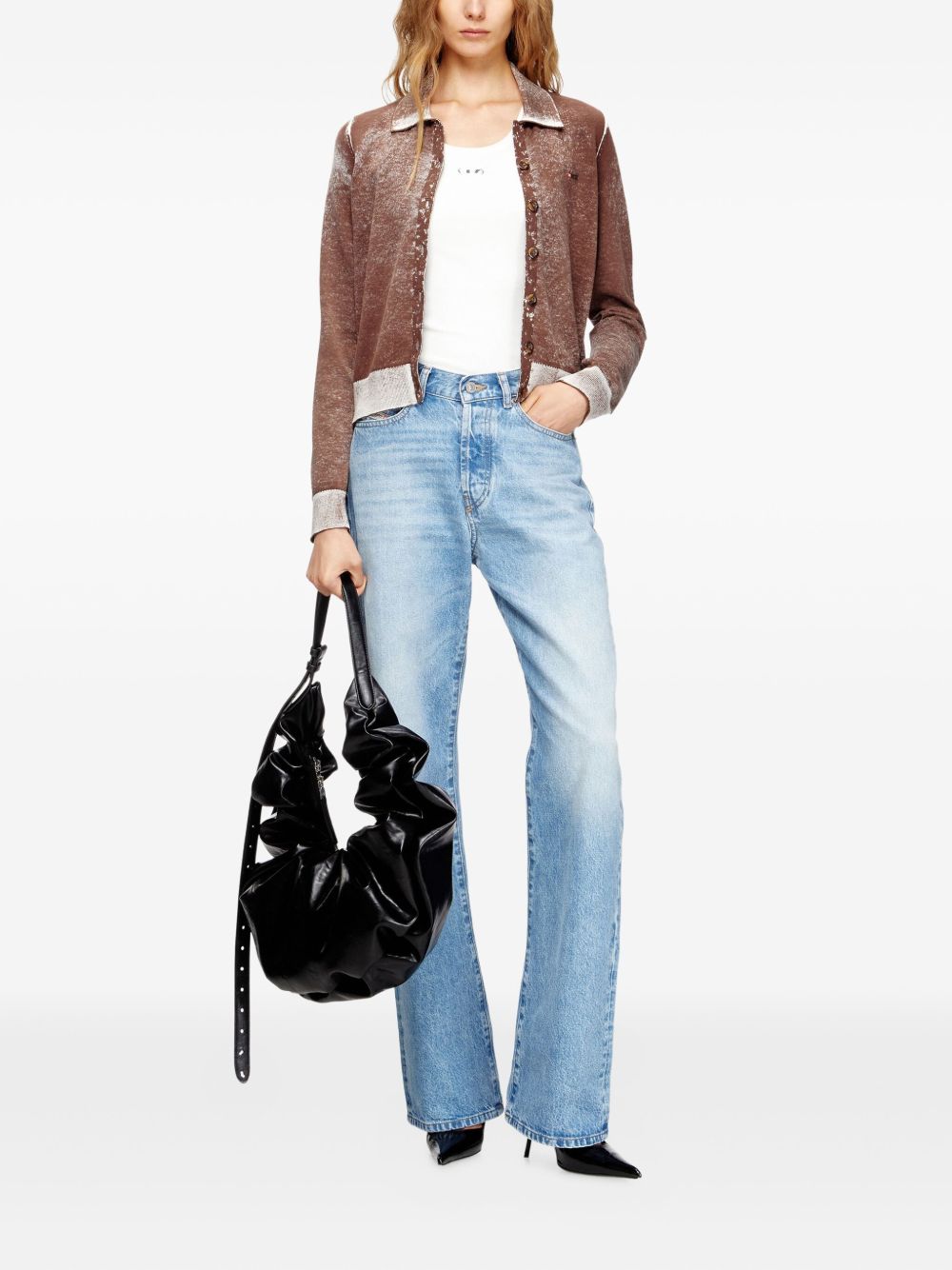 DIESEL T-shirt in cotone senza maniche 