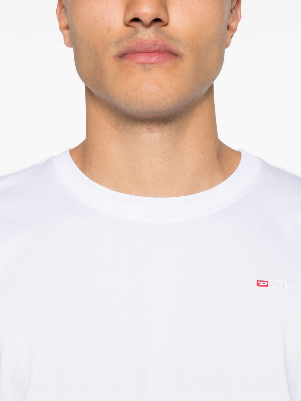DIESEL T-shirt in cotone bianco 