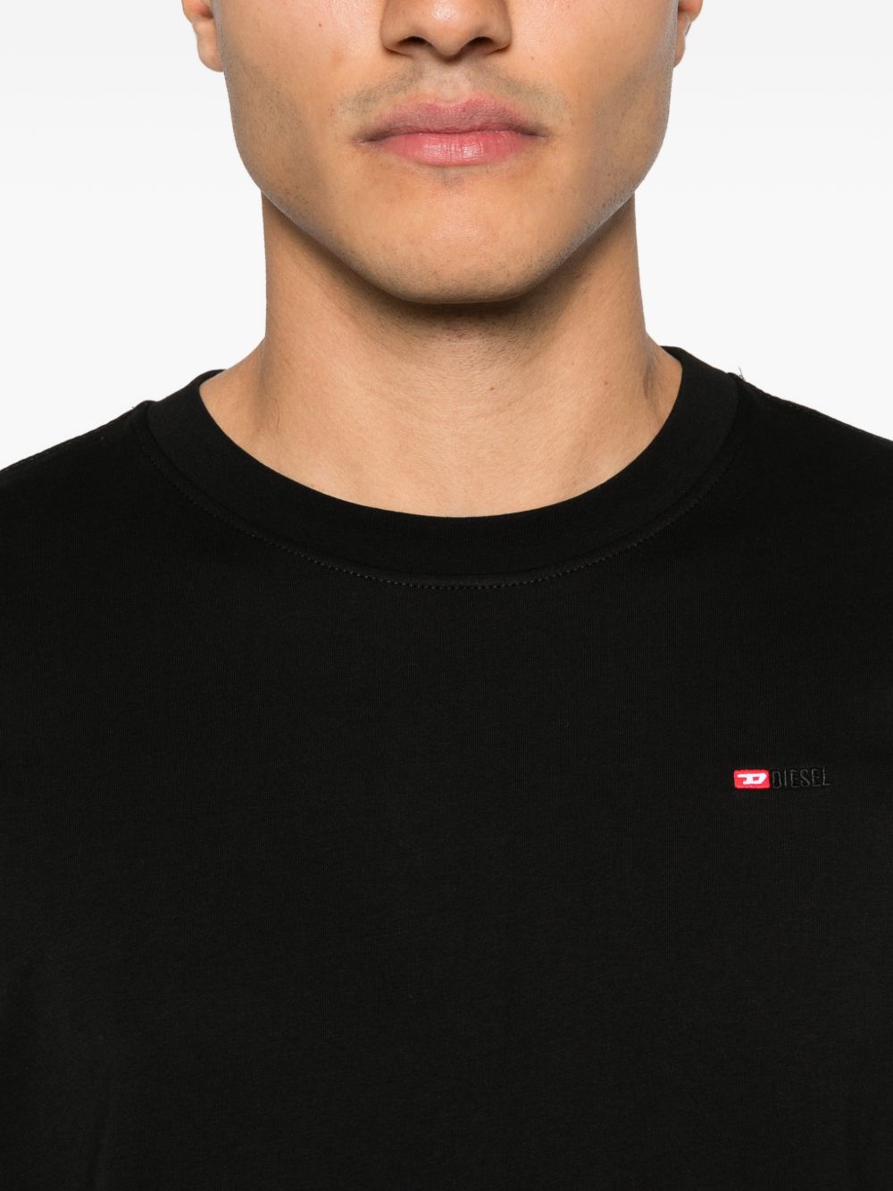 DIESEL T-shirt in cotone nero 
