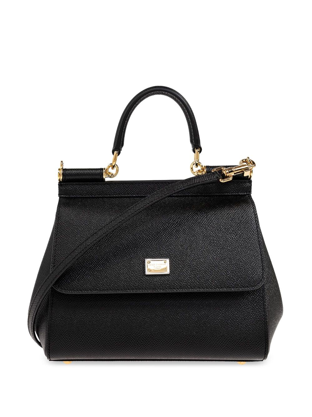 DOLCE e GABBANA Borsa tote Sicily media in pelle 