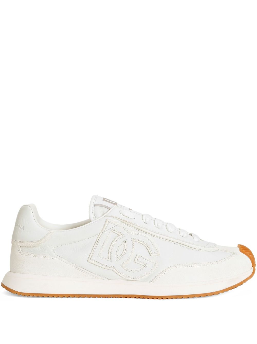 DOLCE e GABBANA Sneakers in pelle bianca 