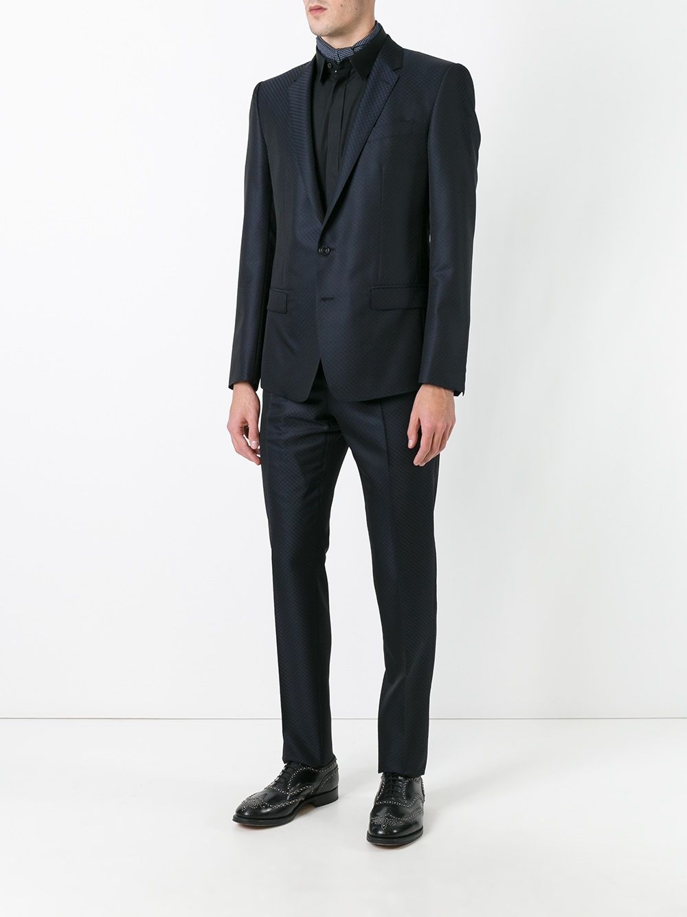 DOLCE e GABBANA Completo elegante blu notte 