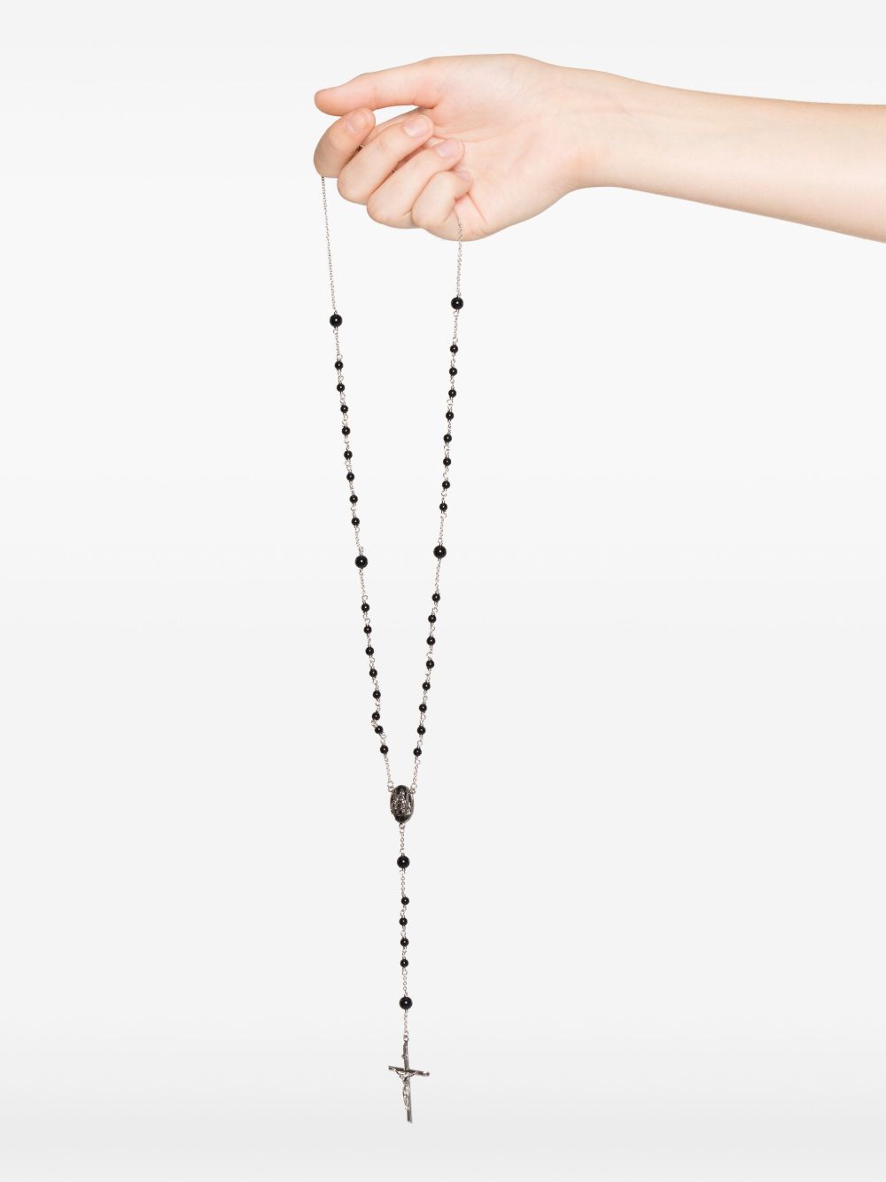 DOLCE e GABBANA Collana rosario con crocifisso 