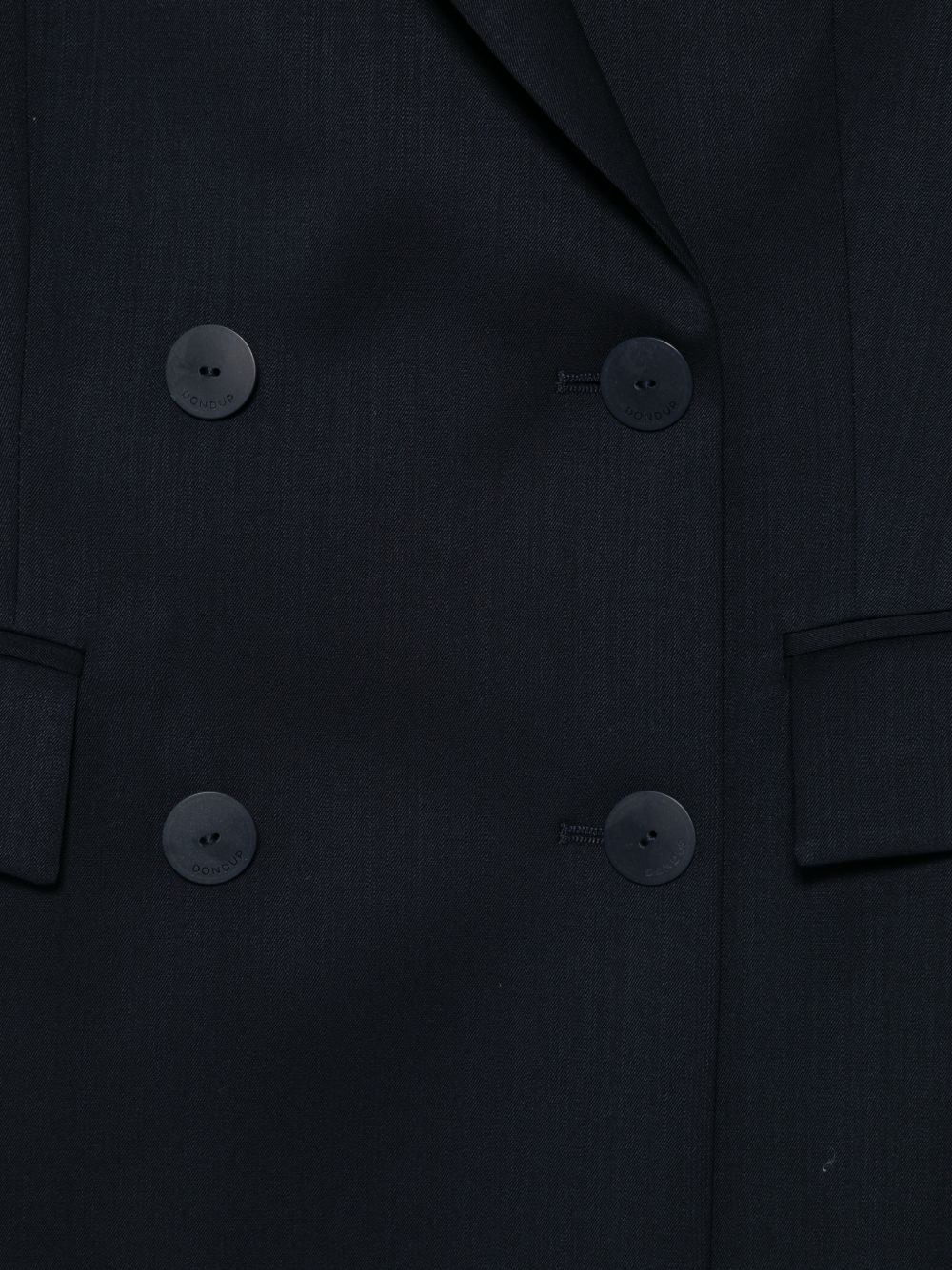 DONDUP Blazer doppiopetto blu con tasche 