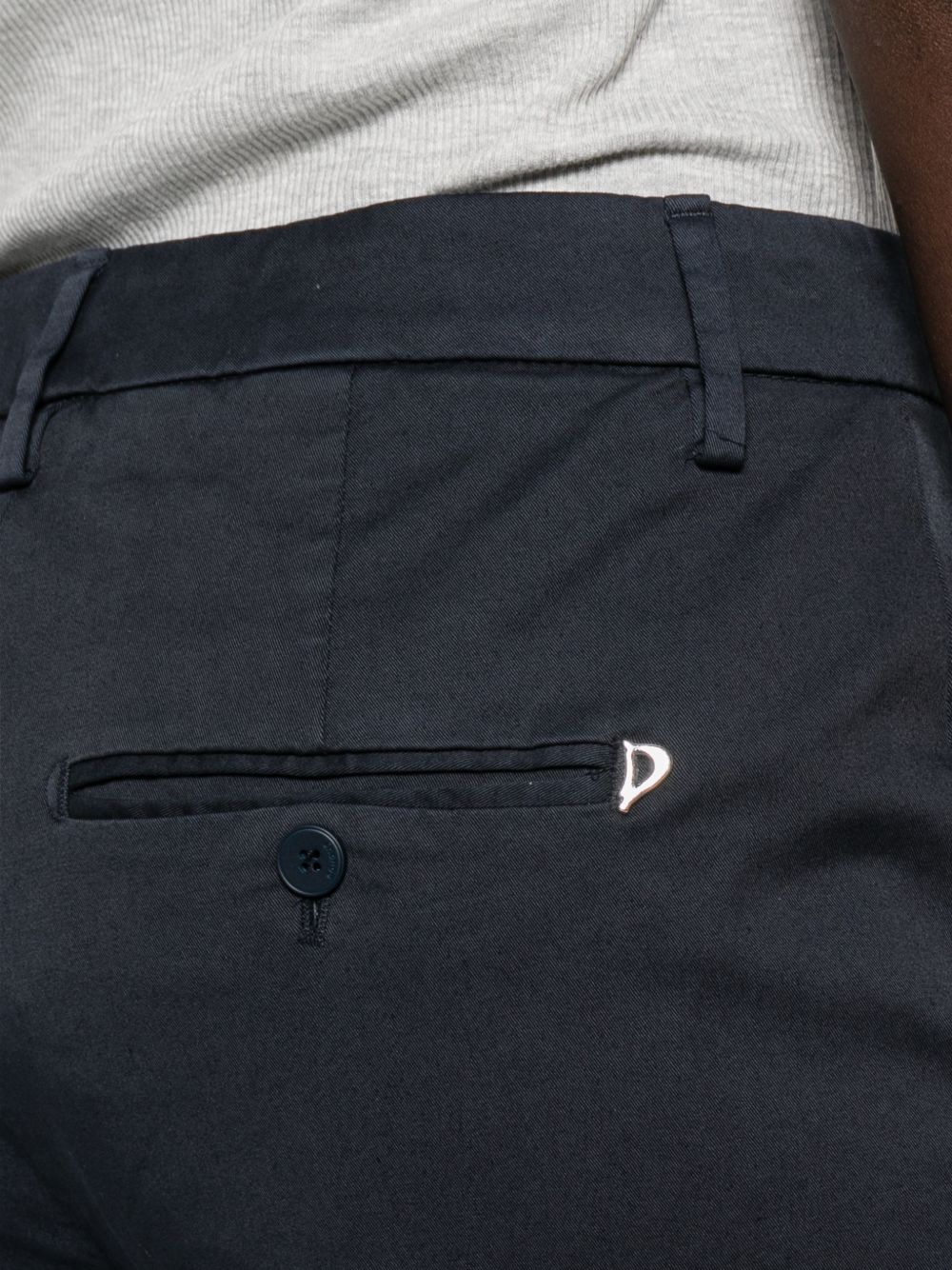 DONDUP Pantaloni Gaubert in cotone blu 