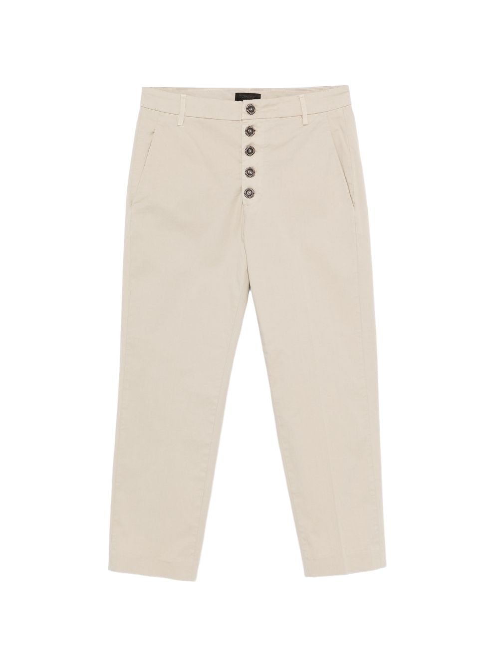 DONDUP Pantaloni Nima beige con bottoni 