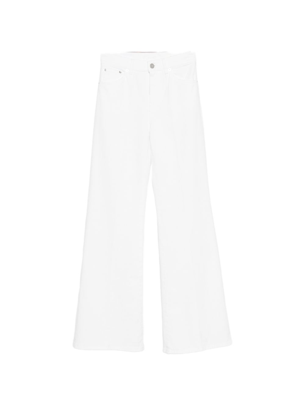 DONDUP Jeans Amber bianchi svasati 