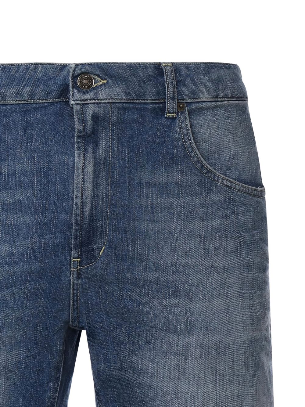 DONDUP Short in denim lavaggio medio 