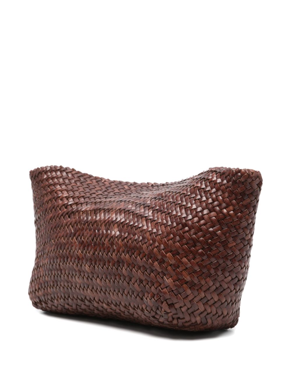 DRAGON DIFFUSION Borsa Corsina intrecciata marrone 