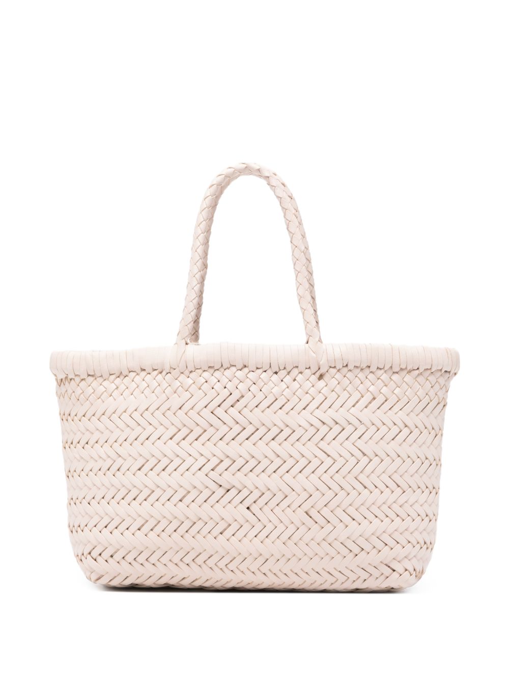 DRAGON DIFFUSION Borsa 'Mini Flat' avorio 