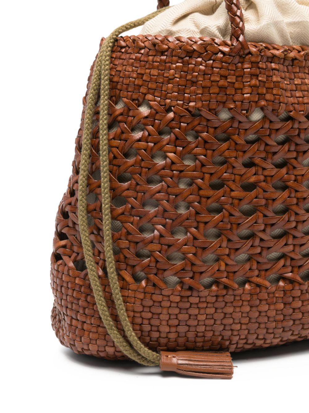 DRAGON DIFFUSION Borsa 'Santa Cano' marrone 