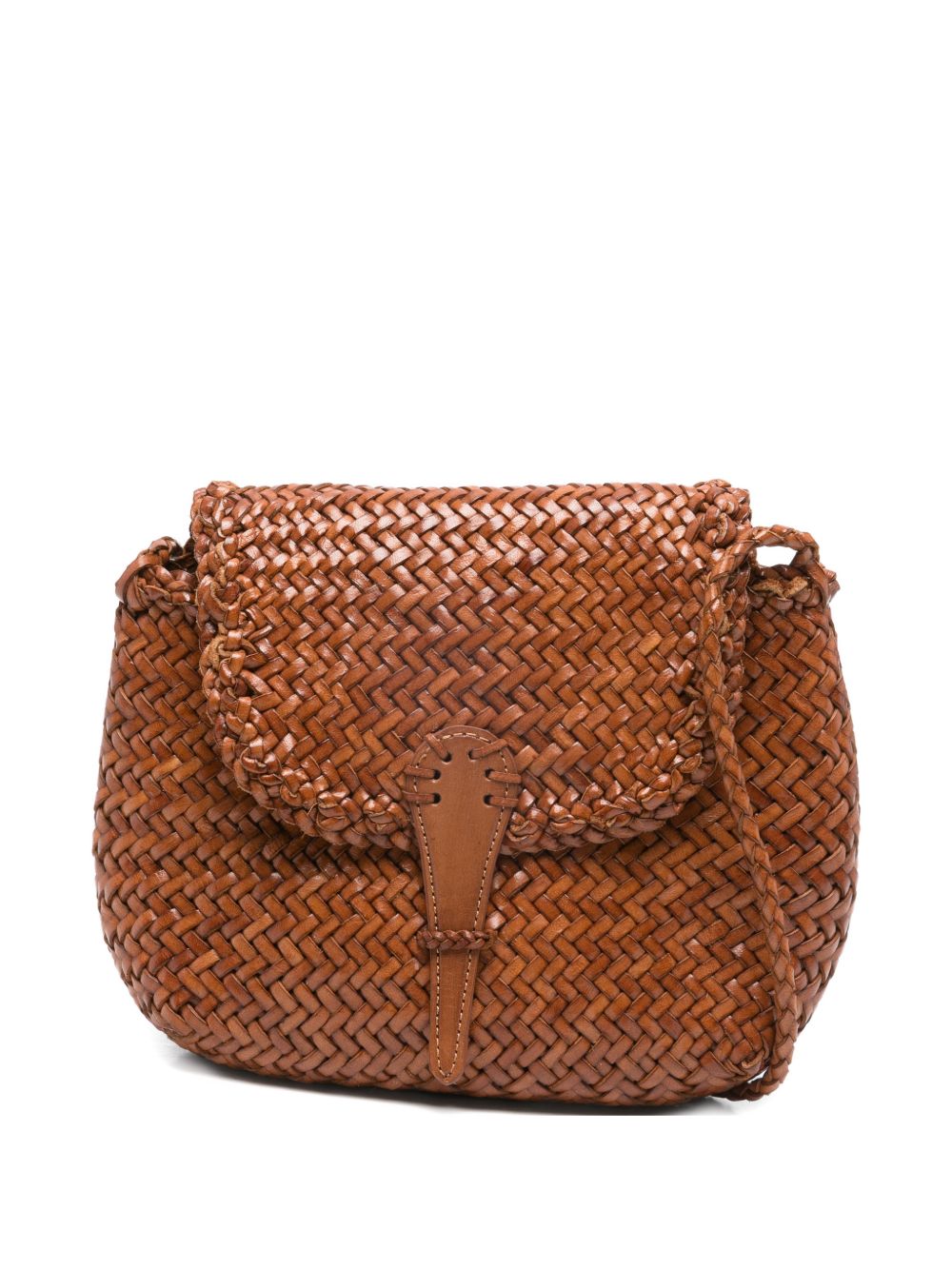 DRAGON DIFFUSION Borsa a tracolla Mini City Bag intrecciata 