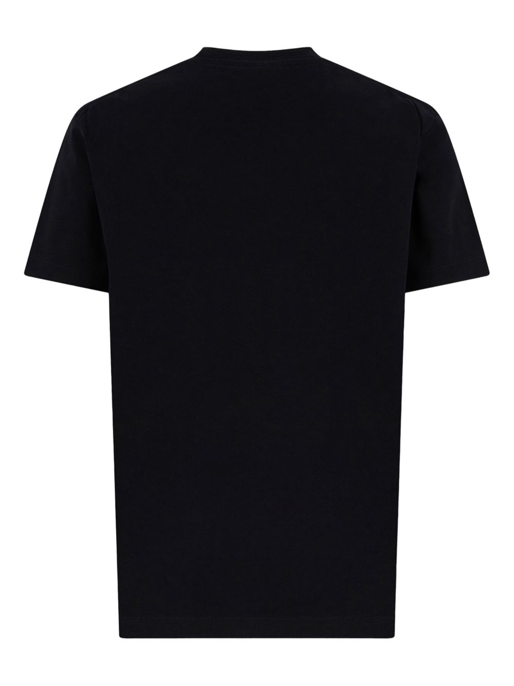 DSQUARED2 T-shirt in cotone nera con stampa 