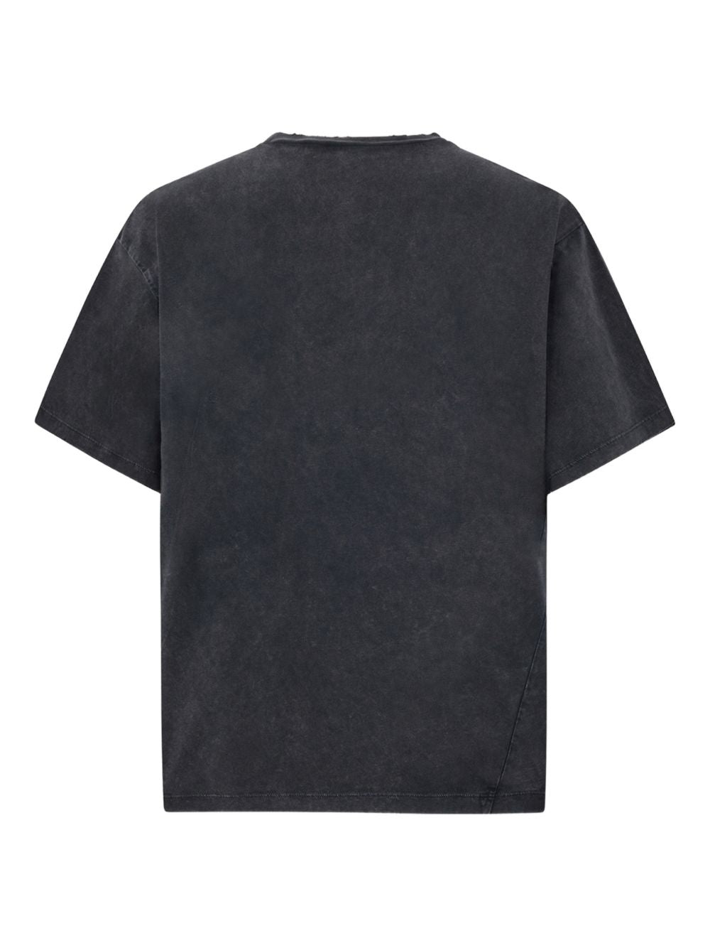 DSQUARED2 T-shirt Rock Wash Iron grigia con stampa grafica 