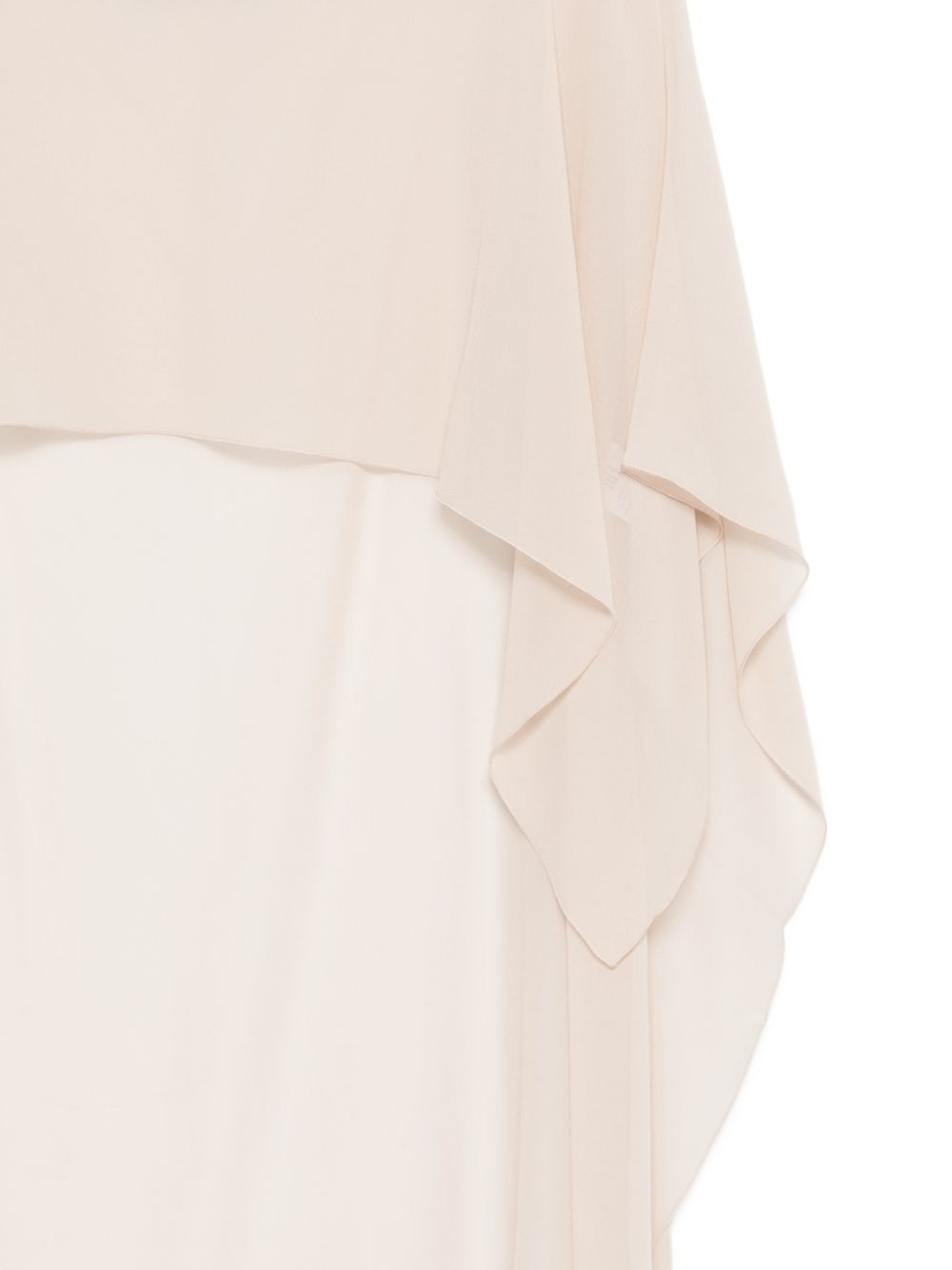 D EXTERIOR Sciarpa foulard coprispalle beige chiaro semitrasparente 