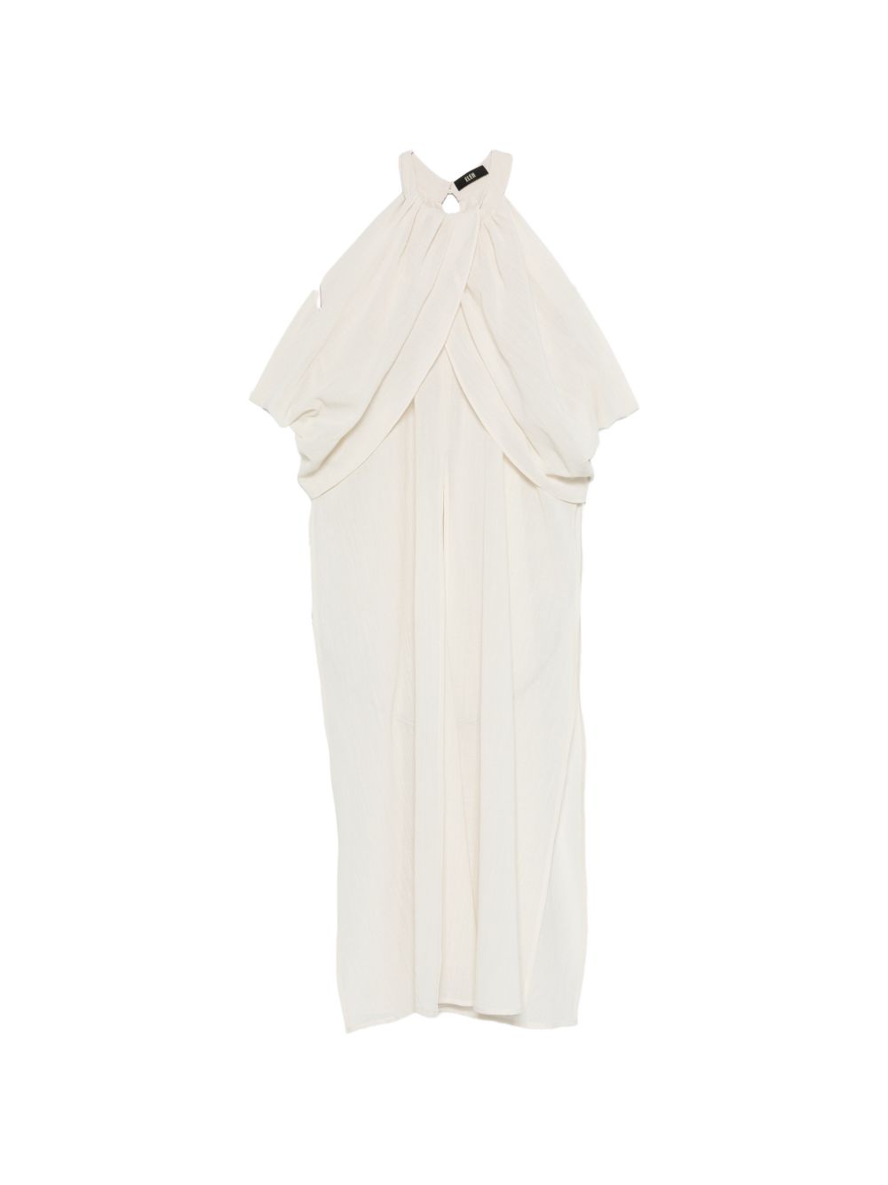 ELEH Top panna con volant 