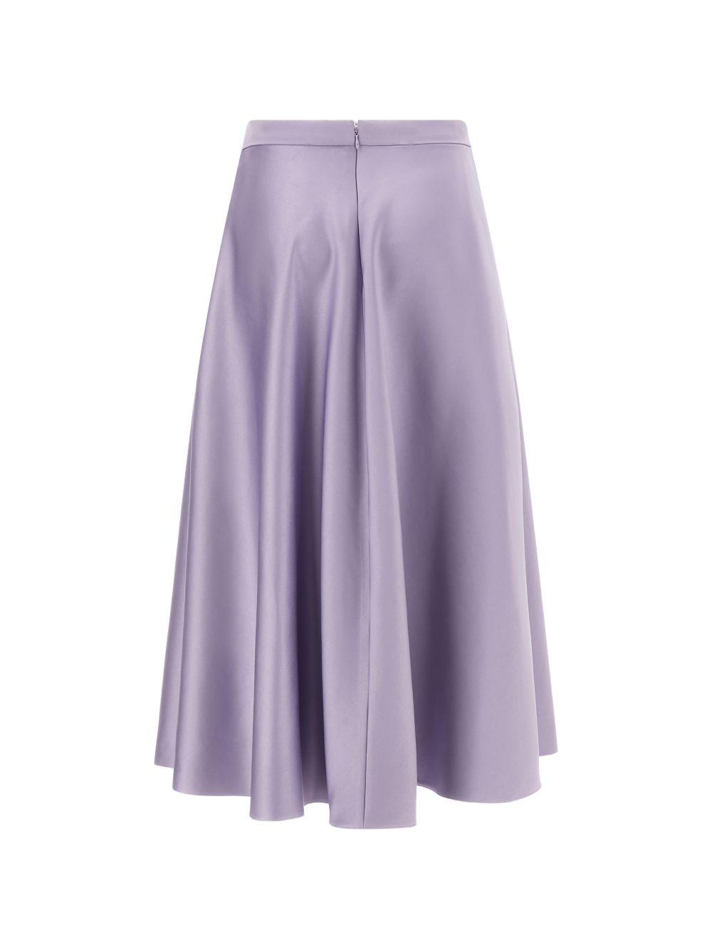 ELISABETTA FRANCHI Gonna longuette color lilla 