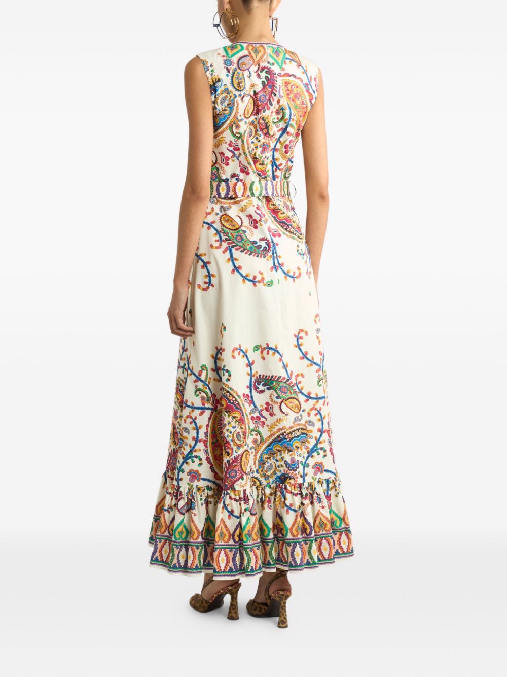 ETRO Abito lungo con fantasia 
