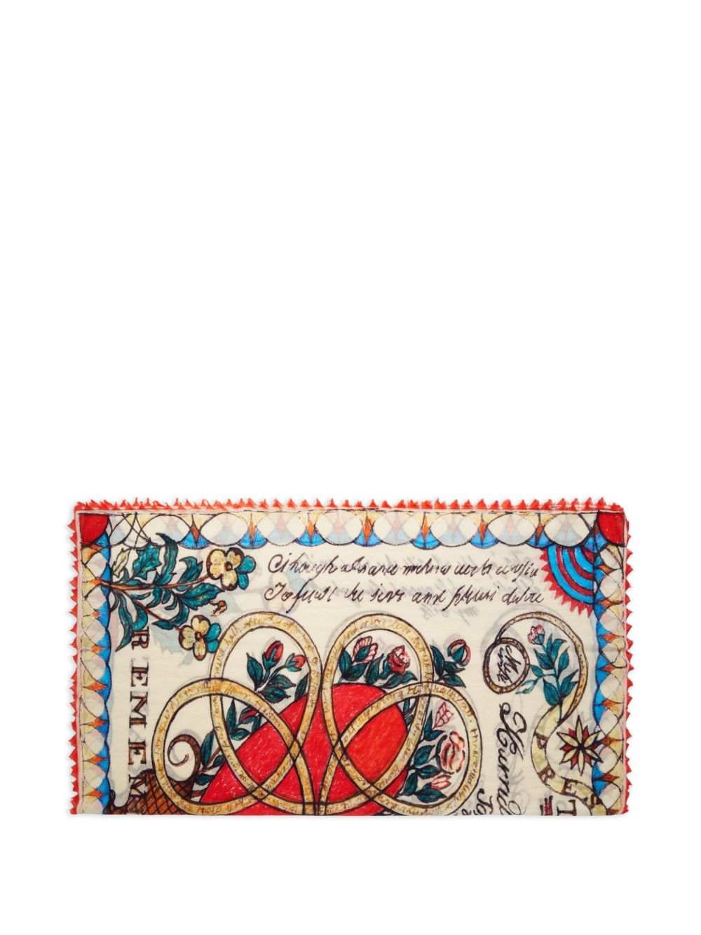 FALIERO SARTI Foulard Mara in cotone misto seta con stampa 
