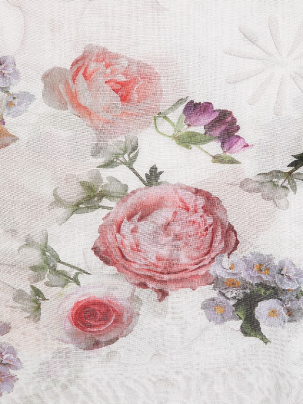 FALIERO SARTI Foulard Fosca con decorazione fiori 