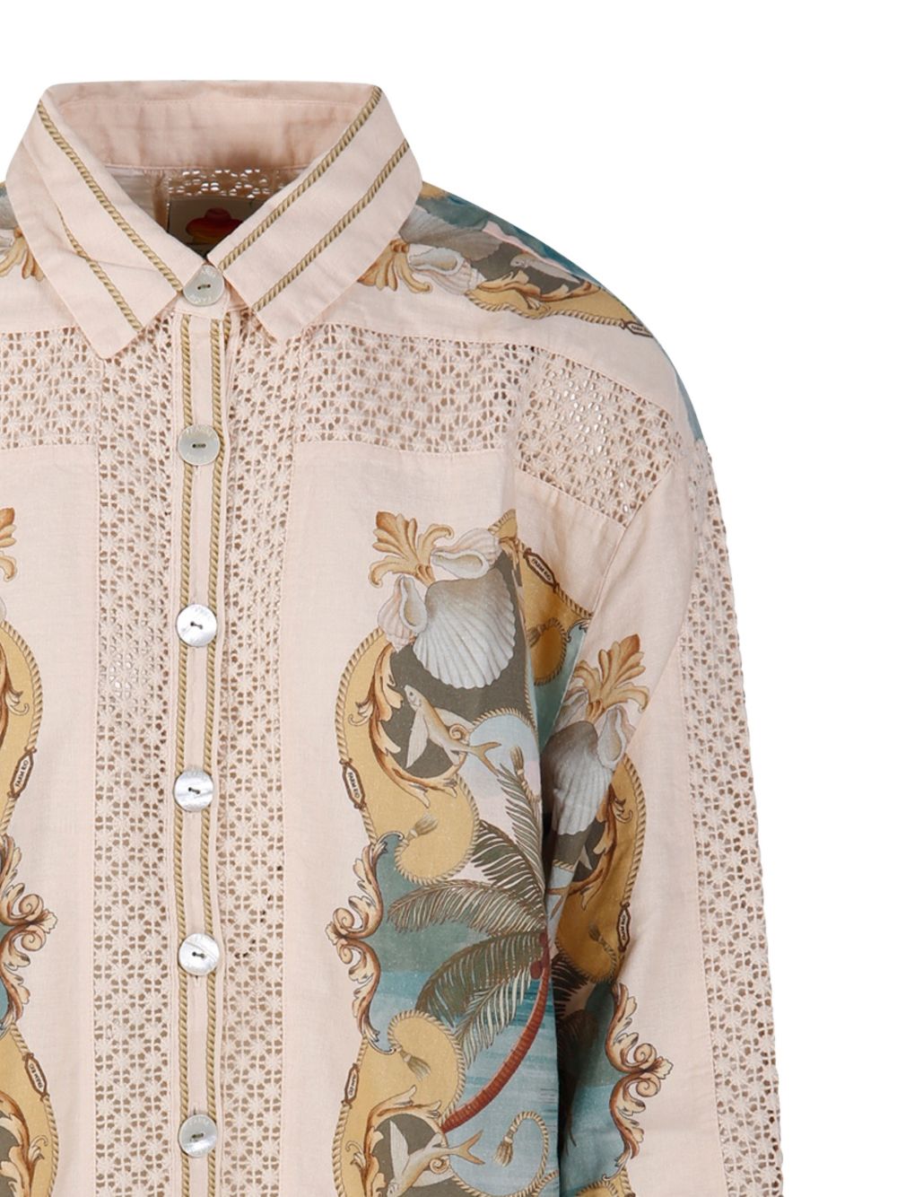 FARM RIO Camicia multicolore con stampa floreale 