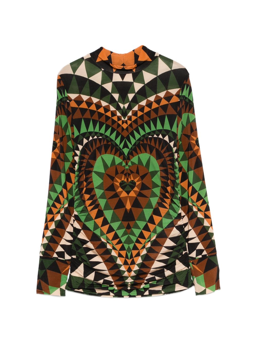 FARM RIO Blusa Heart Decocon cuore multicolore 