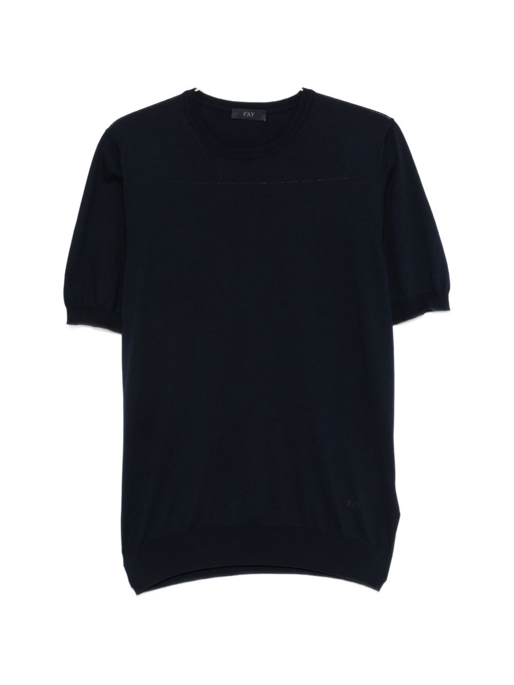 FAY T-shirt girocollo blu 