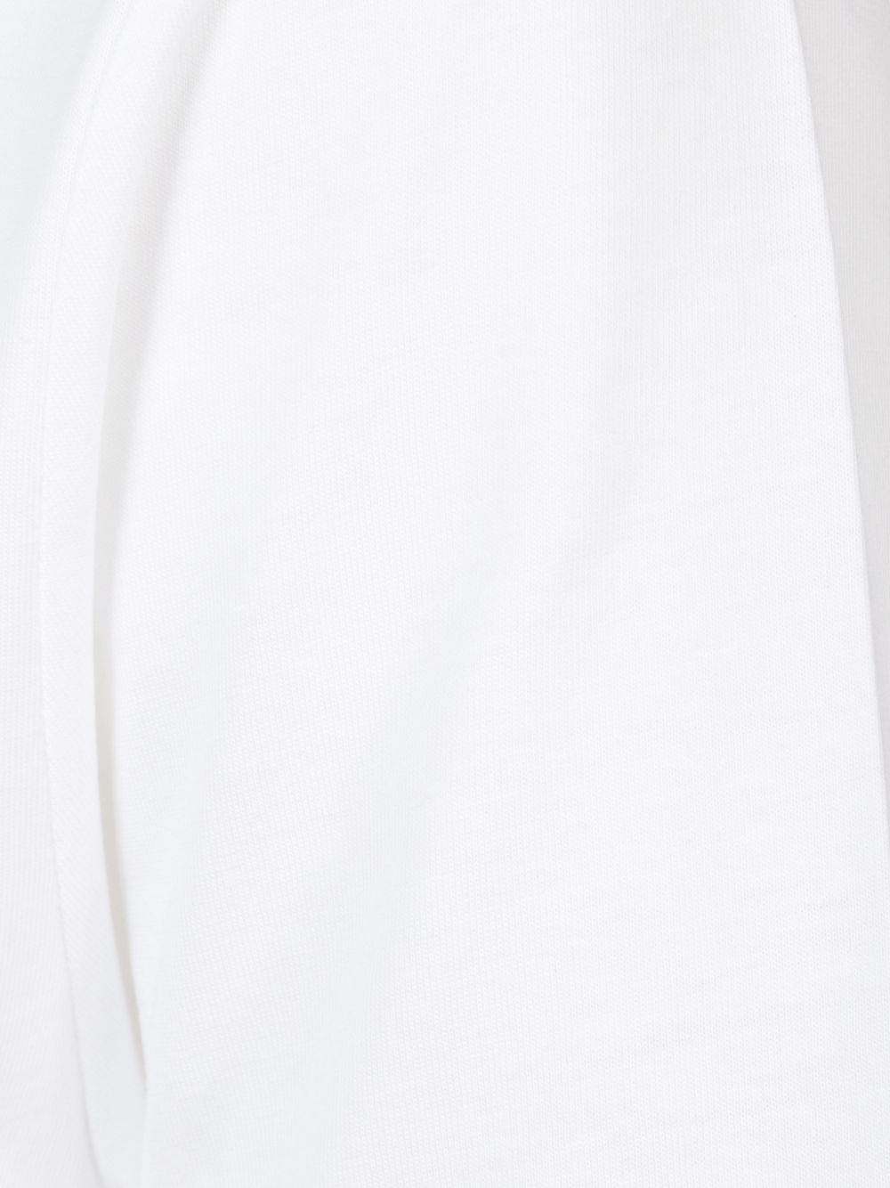 FAY T-shirt in cotone bianco a maniche corte girocollo 