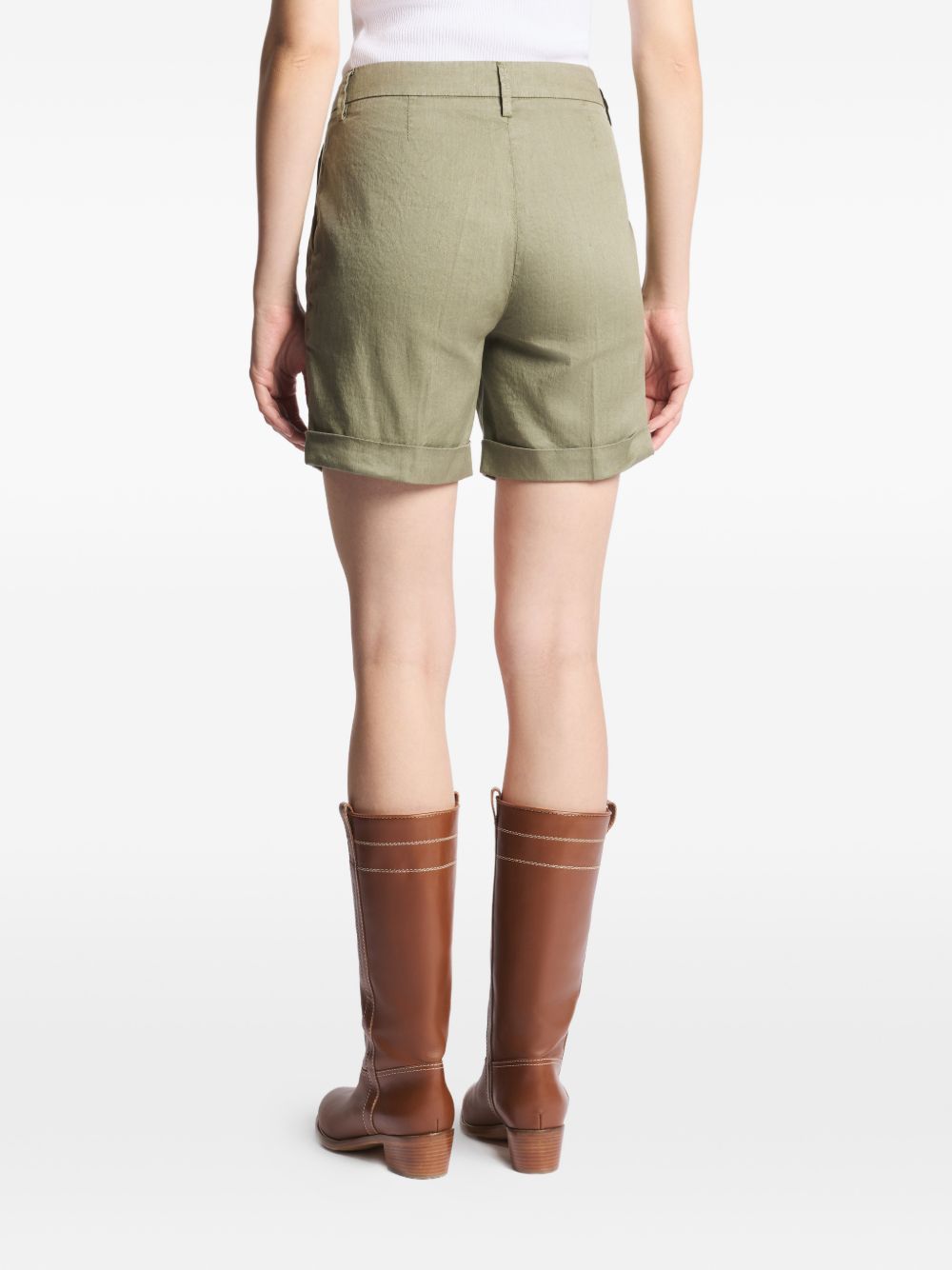 FAY Bermuda regular fit in drill di lino e cotone 