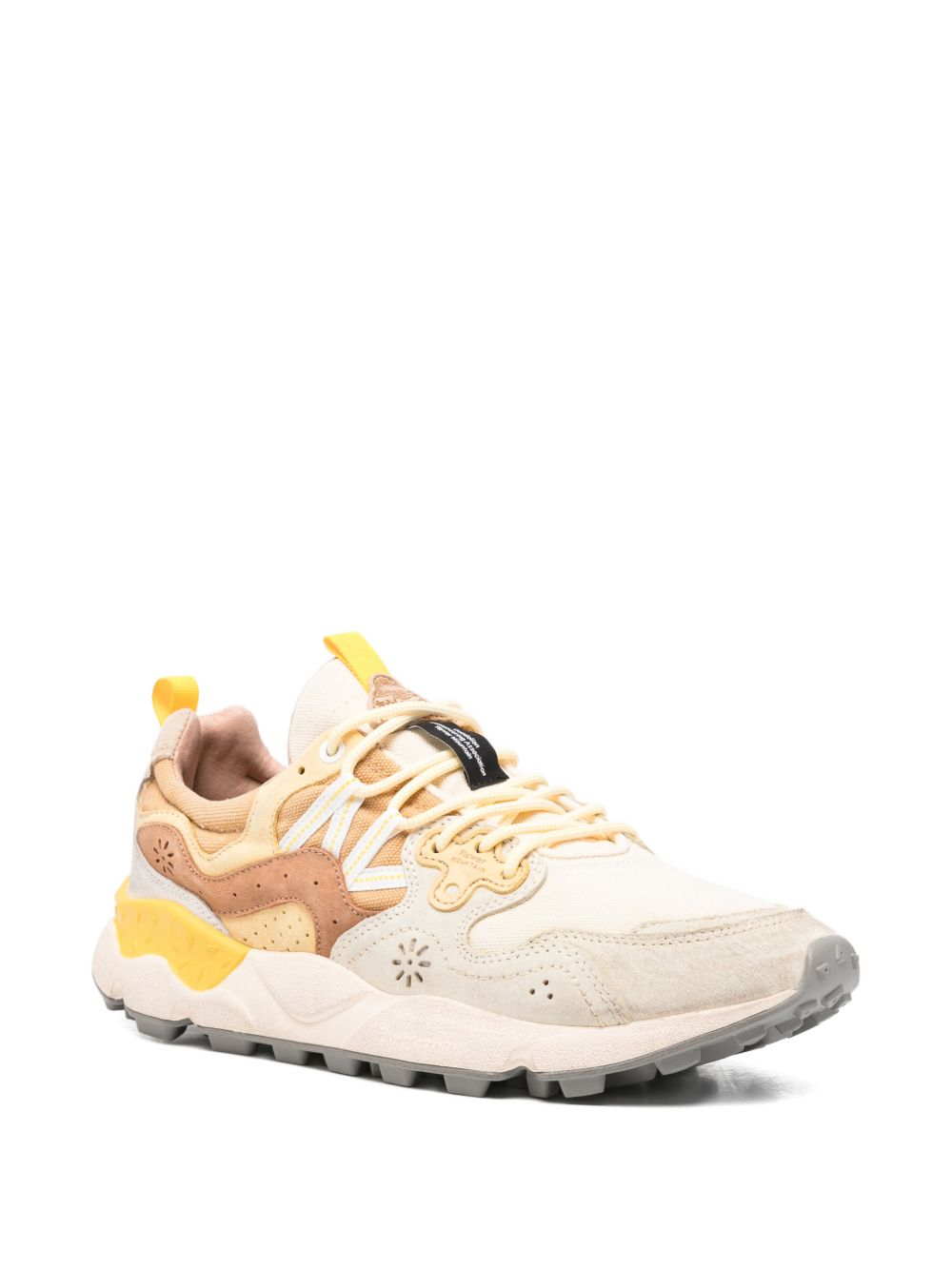 FLOWER MOUNTAIN Sneakers multicolore beige e marrone 