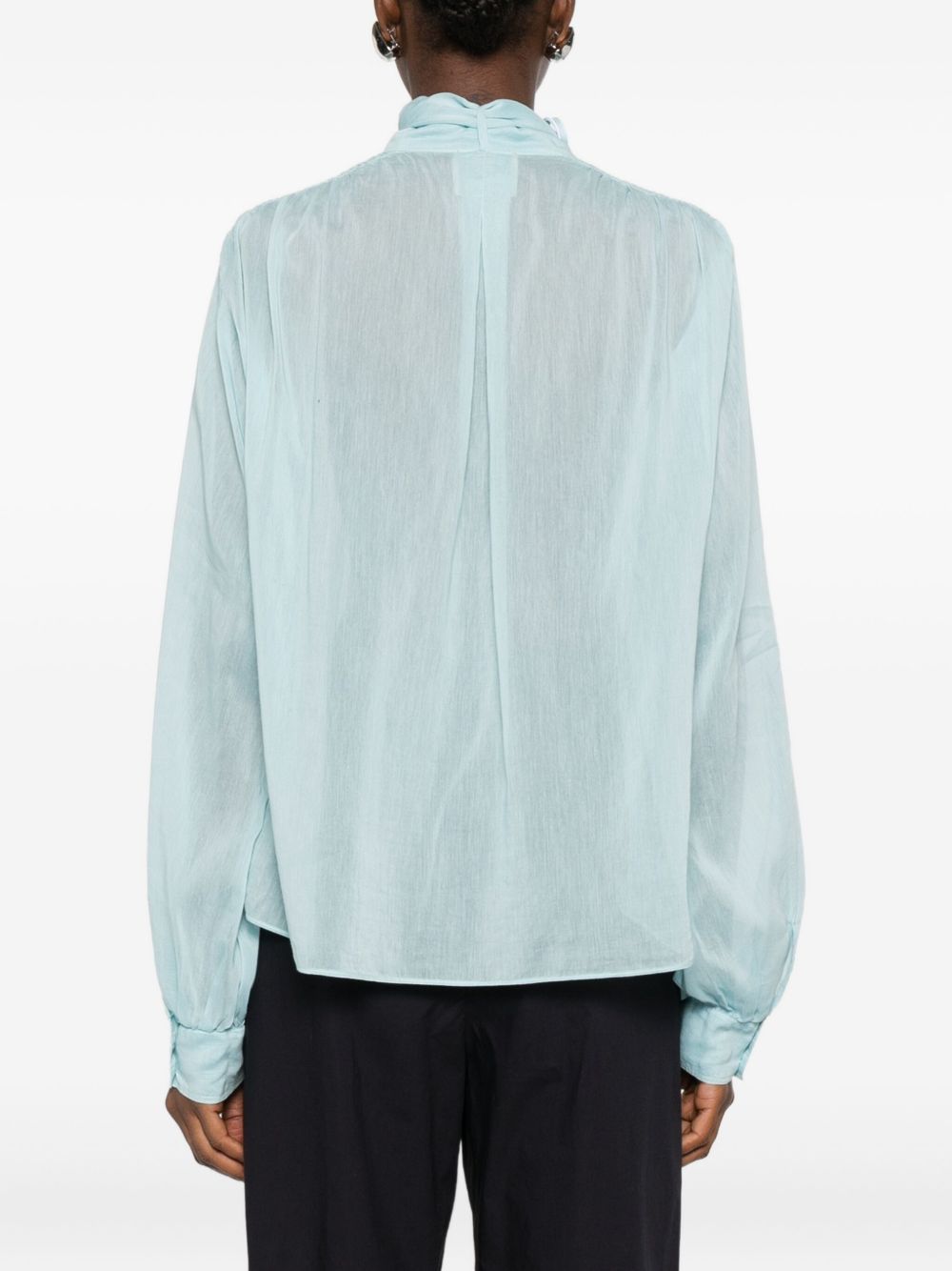 FORTE FORTE Camicia in cotone misto seta 