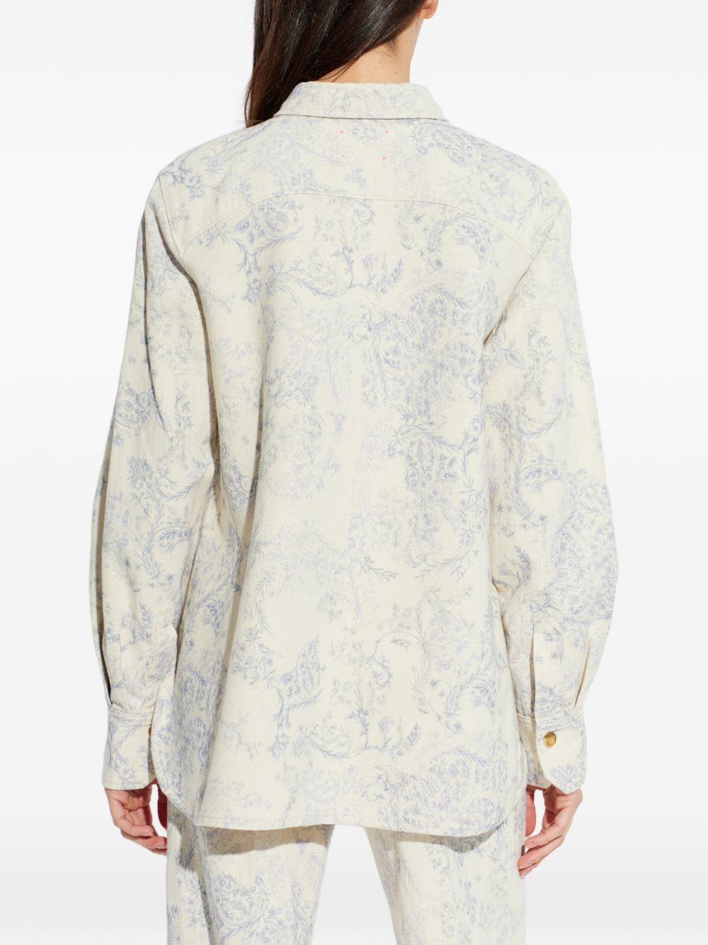 FORTE FORTE Camicia My Shirt con stampa floreale nontiscordardime 