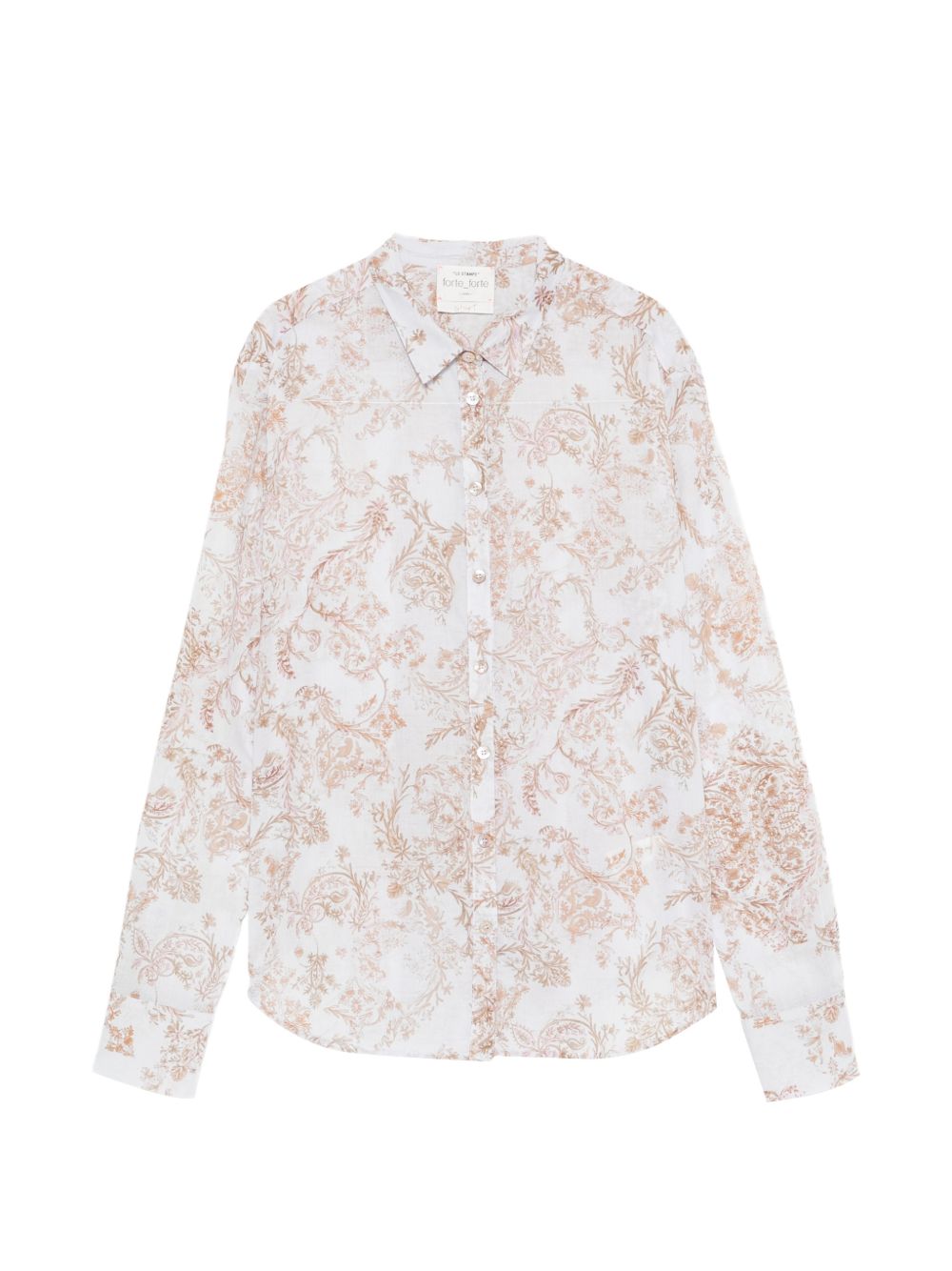 FORTE FORTE Camicia in cotone fantasia 