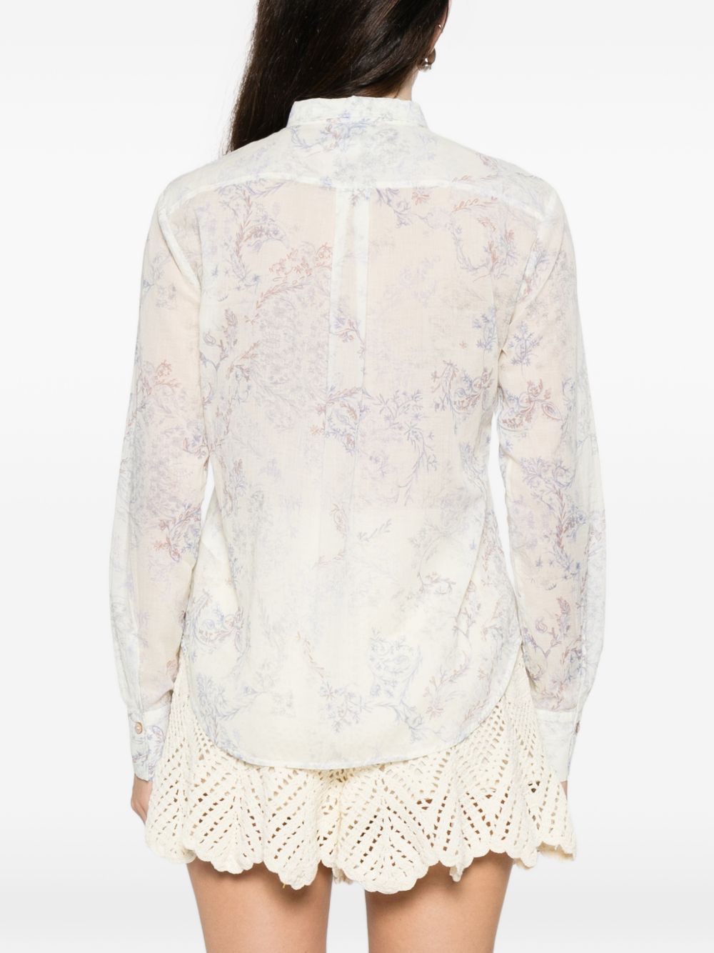 FORTE FORTE Camicia in cotone fantasia 