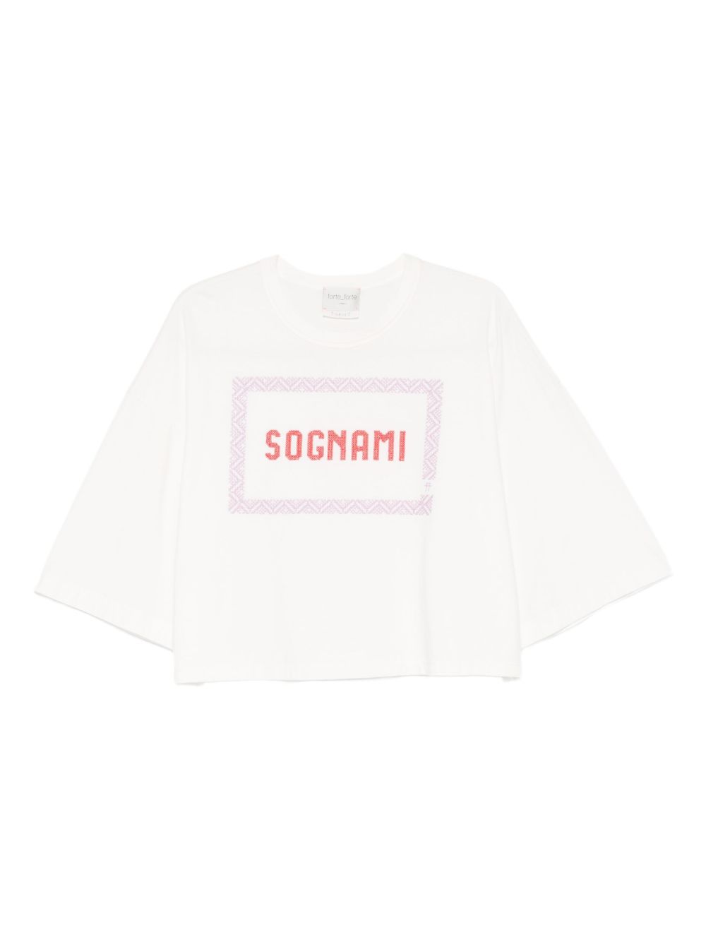 FORTE FORTE T-shirt a maniche corte con stampa 