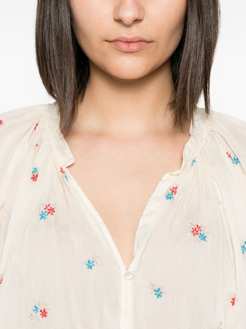FORTE FORTE Camicia My Shirt con ricami floreali all-over 