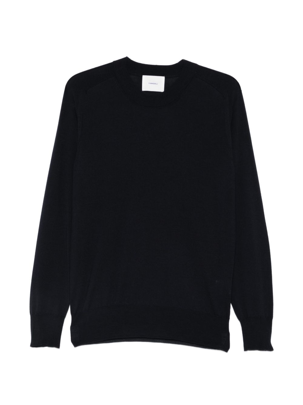 FUMAGALLI Maglia girocollo Mavy in lana merino blu 