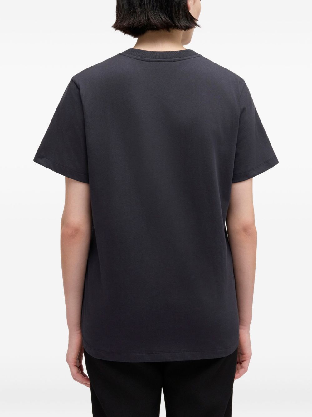 GANNI T-shirt in cotone con stampa coniglio 