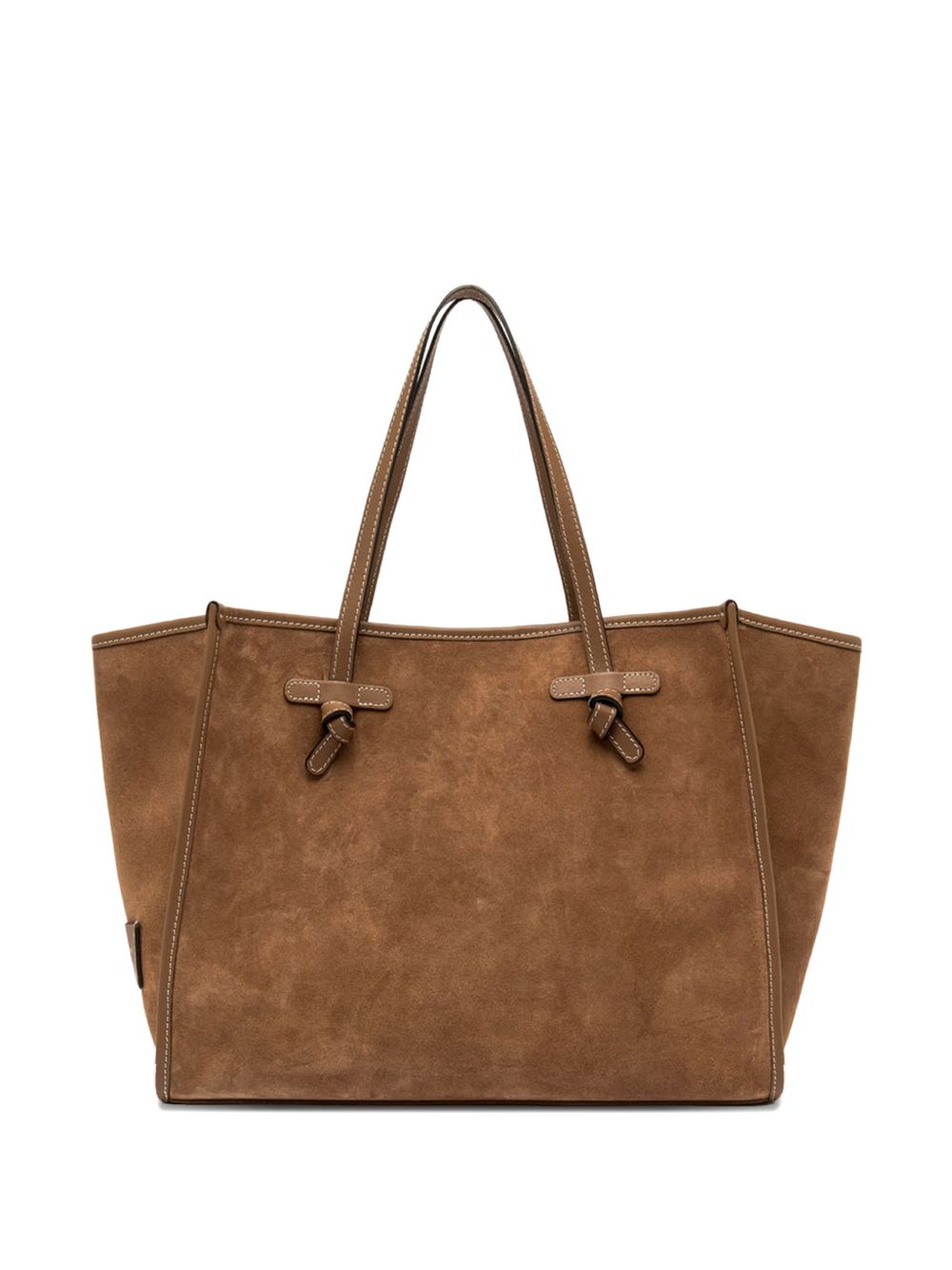 GIANNI CHIARINI Borsa shopping Marcella in camoscio marrone 