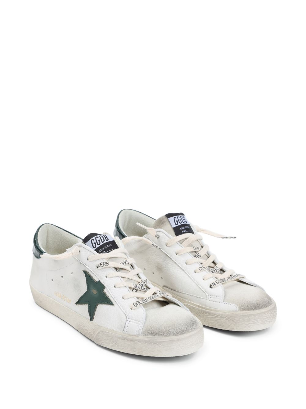 GOLDEN GOOSE Sneakers Super Star in pelle effetto usato 