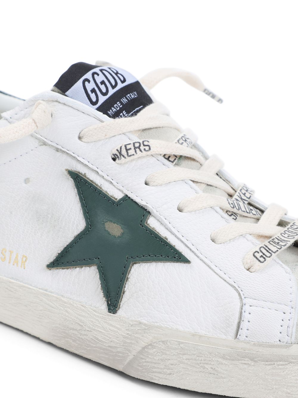 GOLDEN GOOSE Sneakers Super Star in pelle effetto usato 