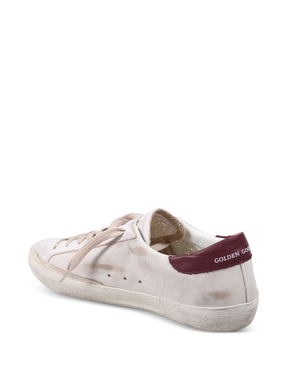 GOLDEN GOOSE Sneakers Super Star in pelle effetto usato 