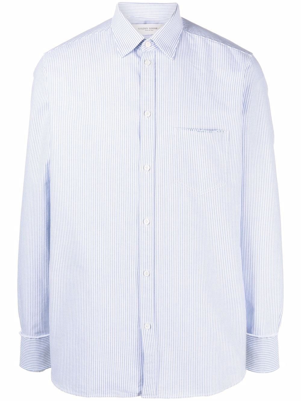 GOLDEN GOOSE Camicia a righe in cotone 