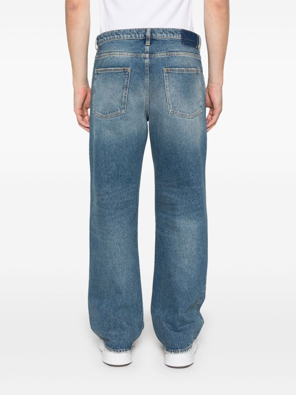 GOLDEN GOOSE Jeans blu con effetto slavato 