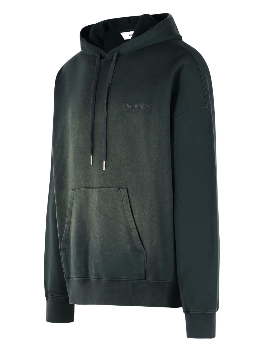 GOLDEN GOOSE Felpa in cotone nera 