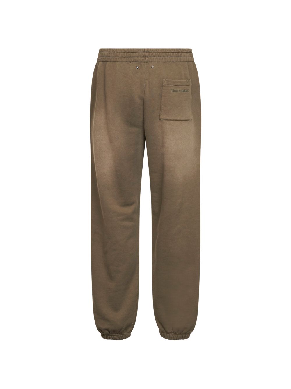 GOLDEN GOOSE Pantaloni da tuta marroni effetto washed 