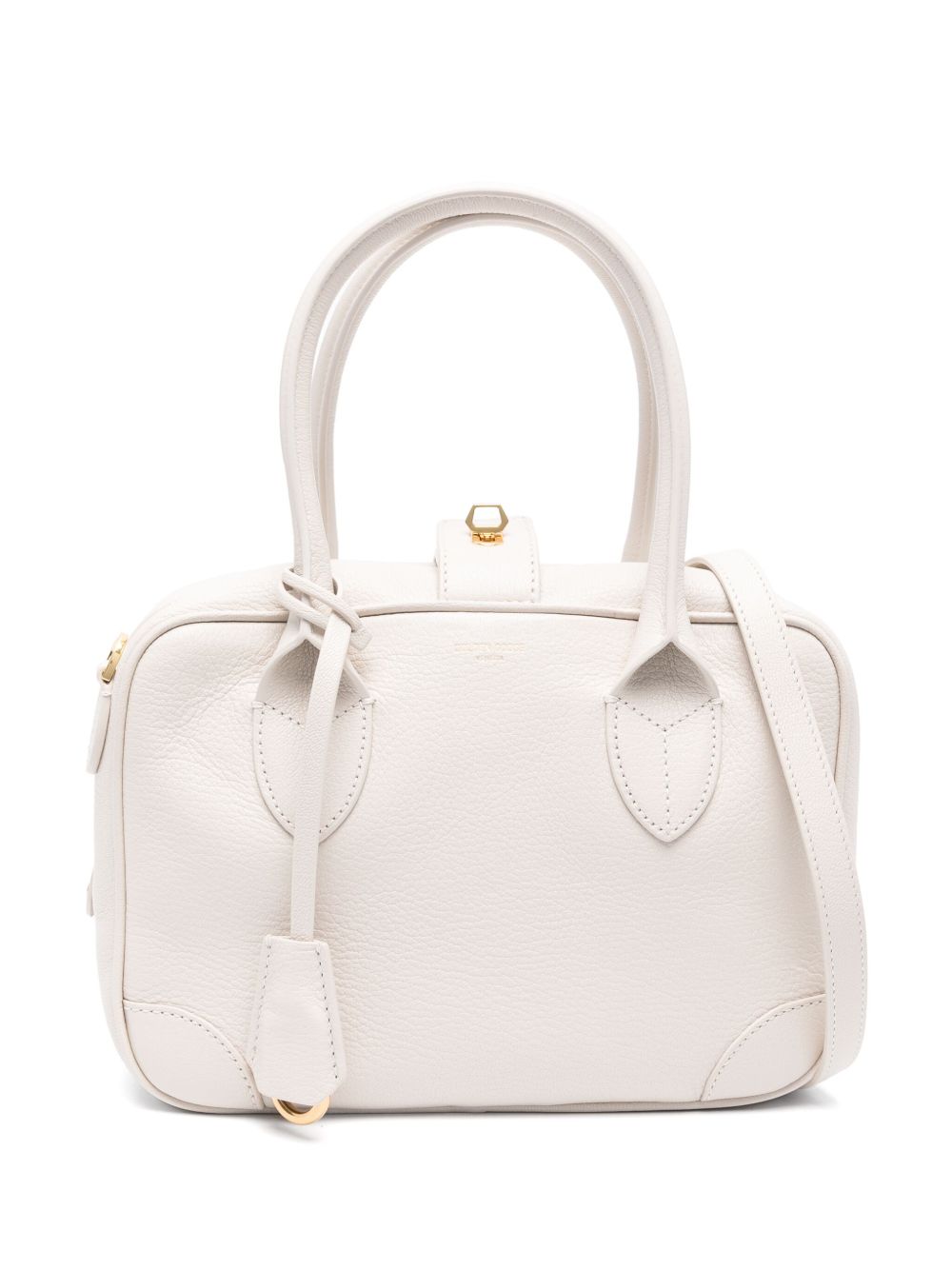 GOLDEN GOOSE Borsa tote 'Vita' in pelle avorio 